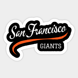 Giants Retro Sticker